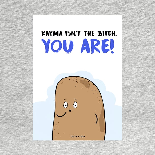 Karma - Truth Potato Notebook by truthpotato